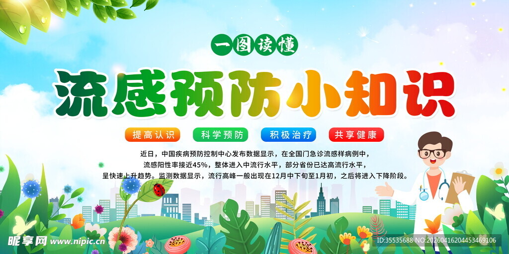 流感预防宣传
