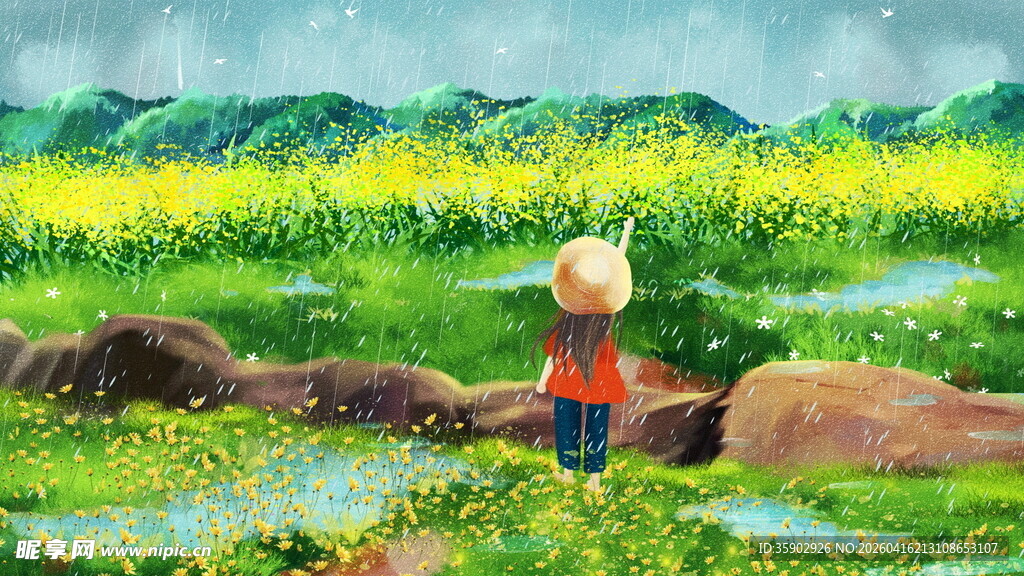 田野间的独行者