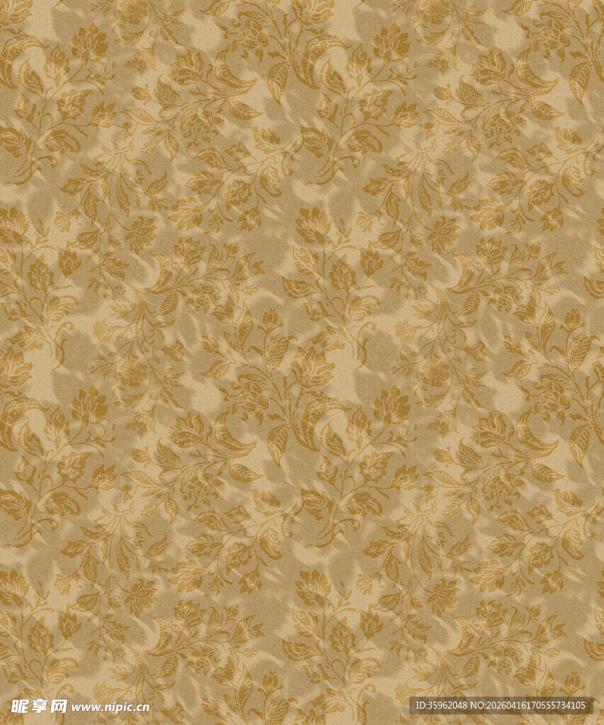 复古花纹背景图