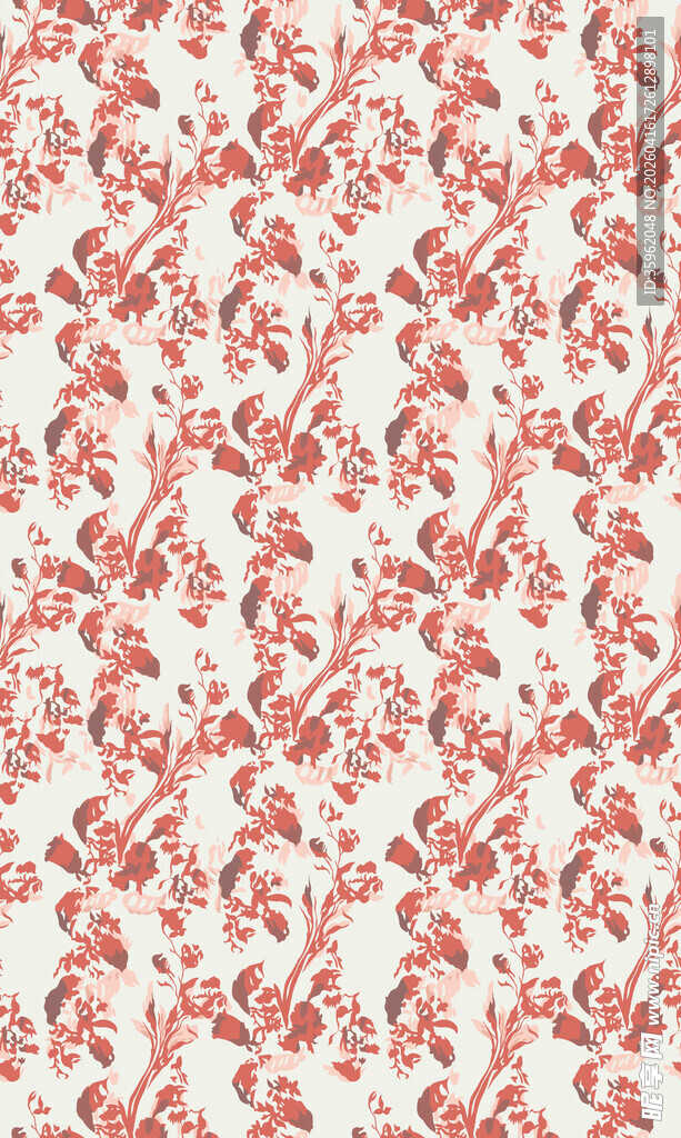 粉色花卉图案纹理背景