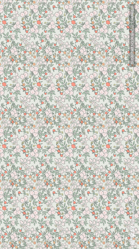 清新碎花图案纹理背景