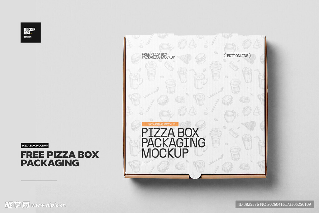 简约纸盒包装设计展示