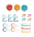 时尚多彩ppt信息图表集合