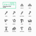 建筑施工工具图标集