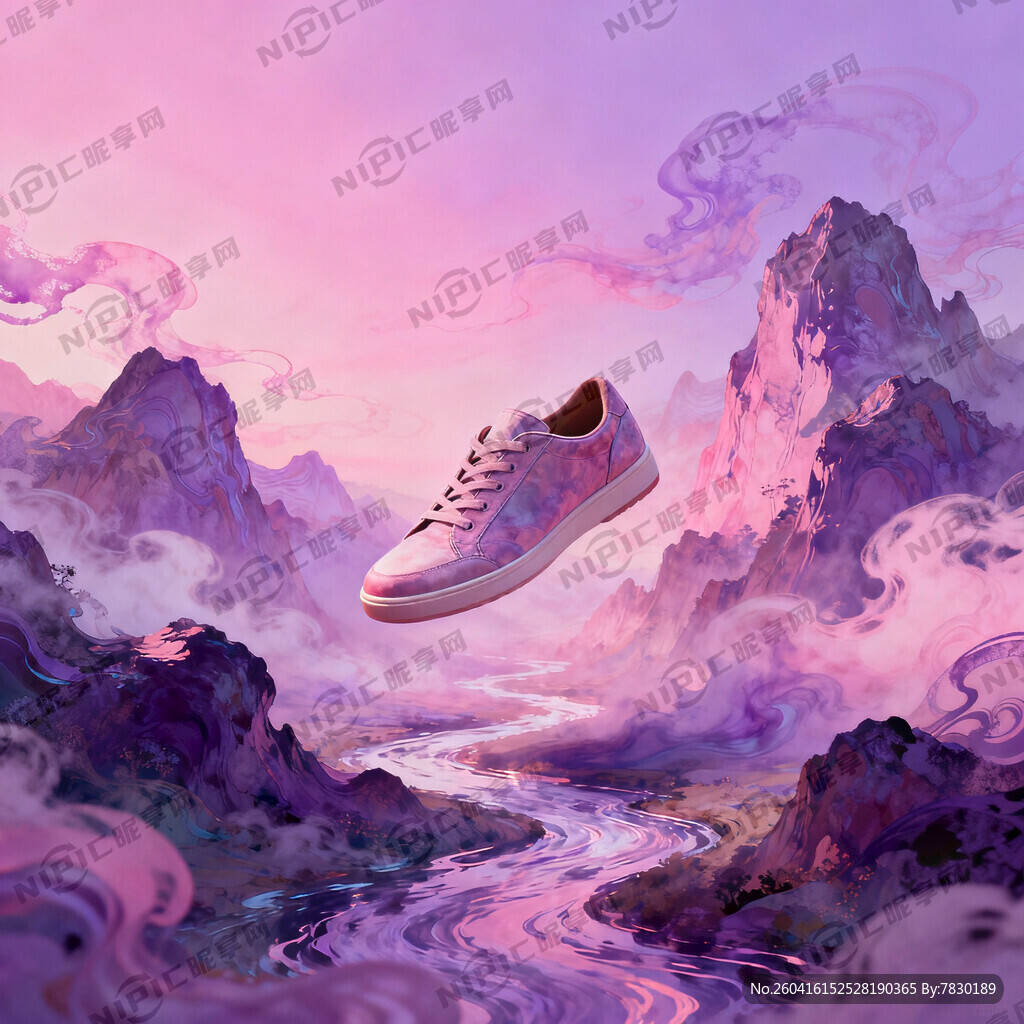 鞋子 流光溢彩的空间 空灵绚丽