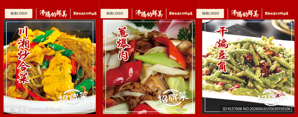 多样美味菜肴展示