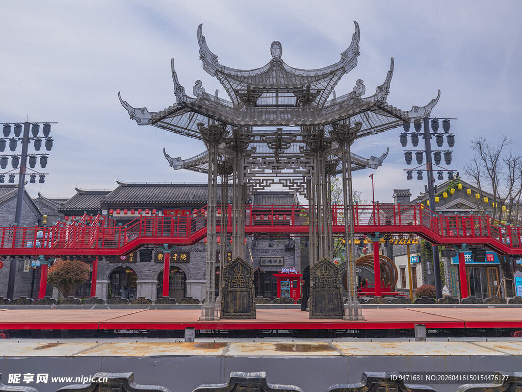 中式牌坊传统建筑之美