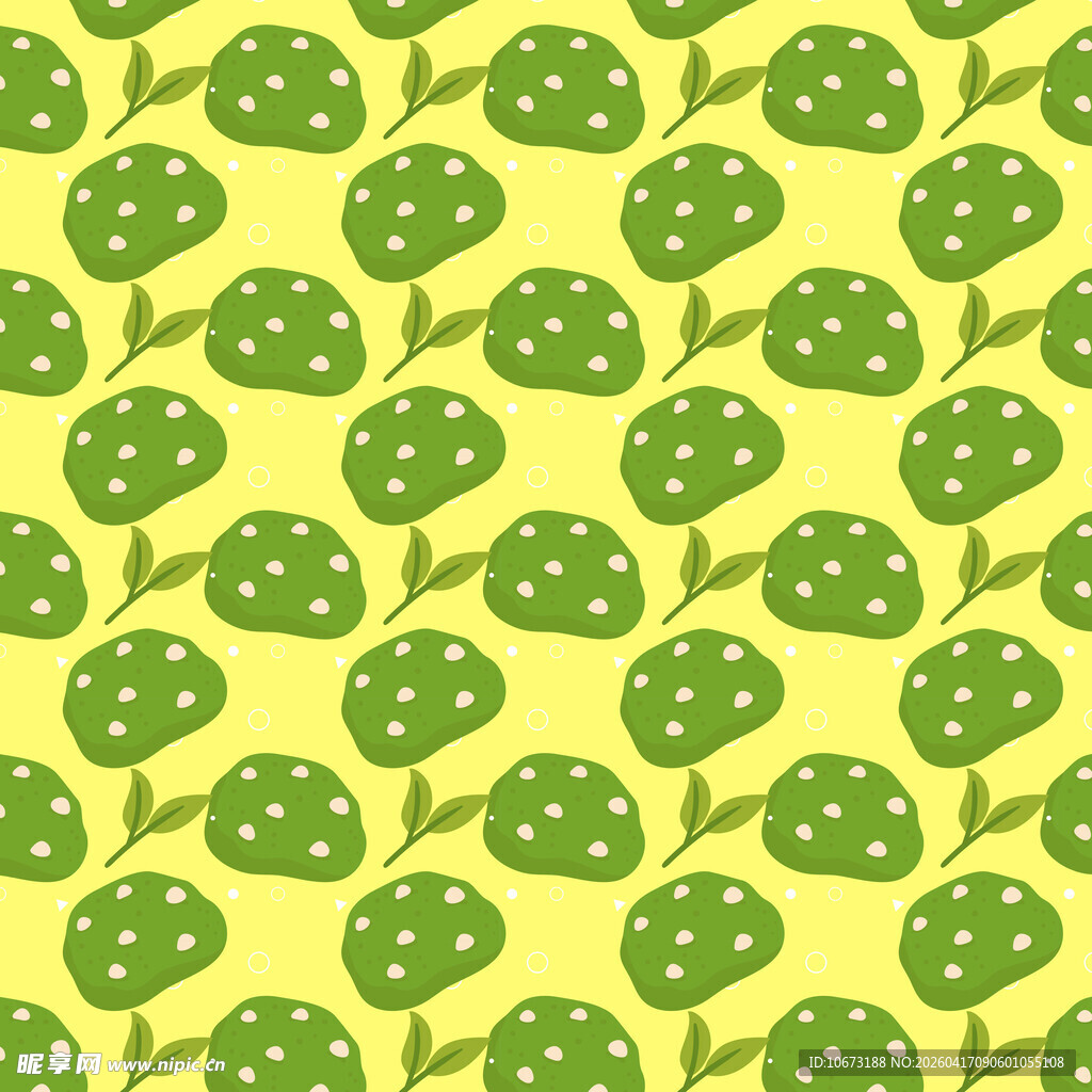 抹茶曲奇饼干图案背景