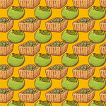 抹茶甜品图案背景