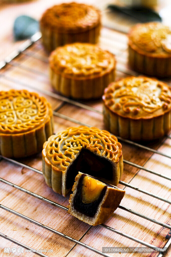 美味传统月饼展示