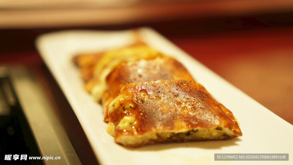 美味烤制食物特写