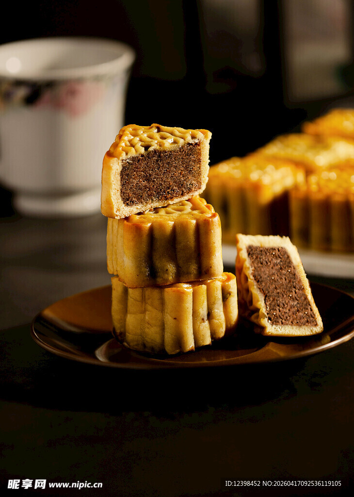 美味传统月饼展示