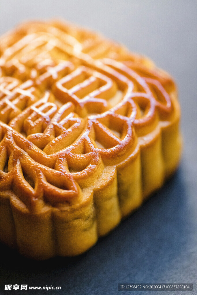 传统精美月饼特写