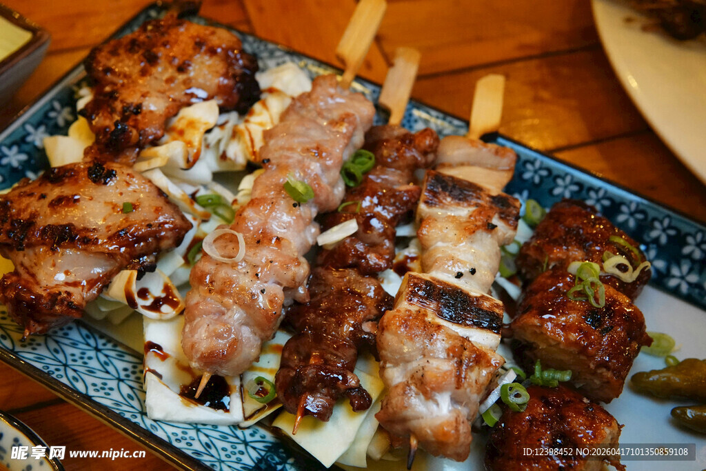 美味多样烤肉拼盘