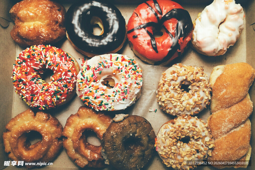 多彩美味甜甜圈大集合