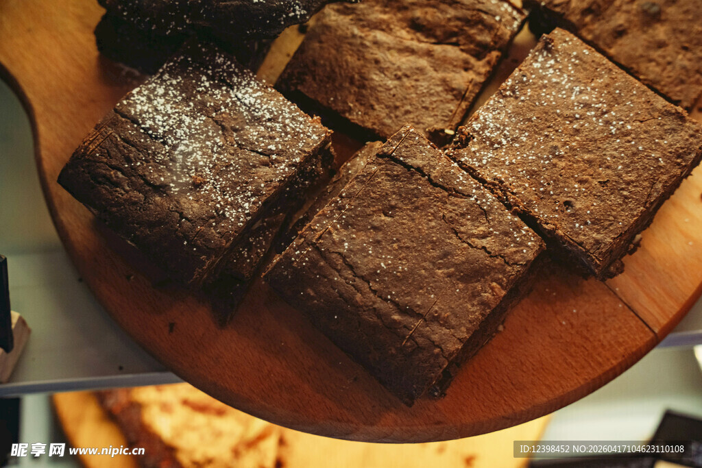 美味巧克力布朗尼甜点