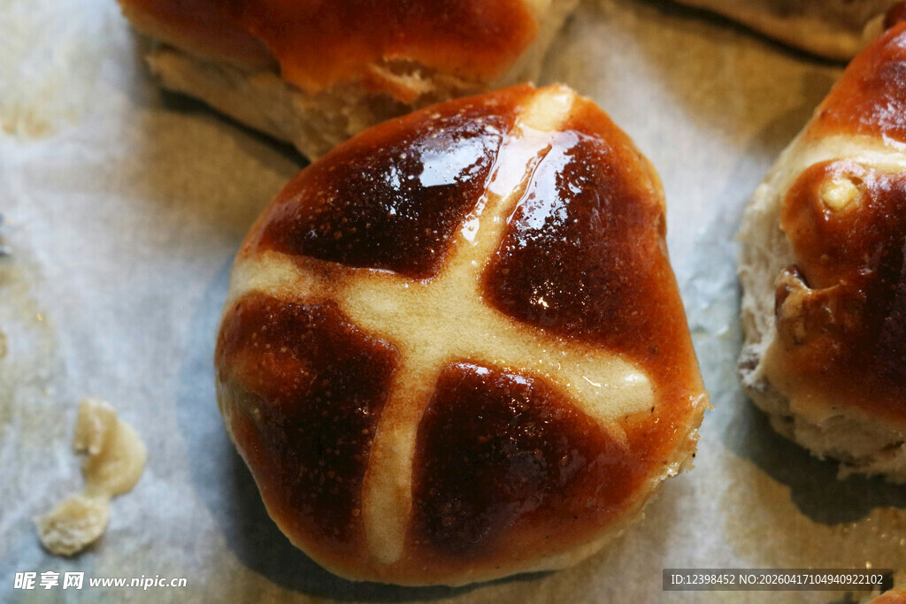 十字面包特写