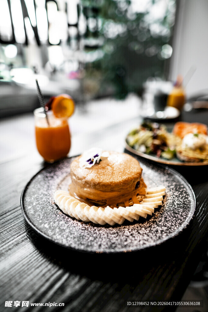 美味早餐摆盘精致诱人