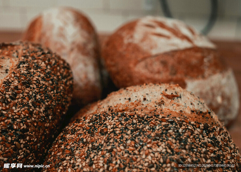 美味多样的手工烘焙面包