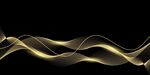 黑金波浪背景