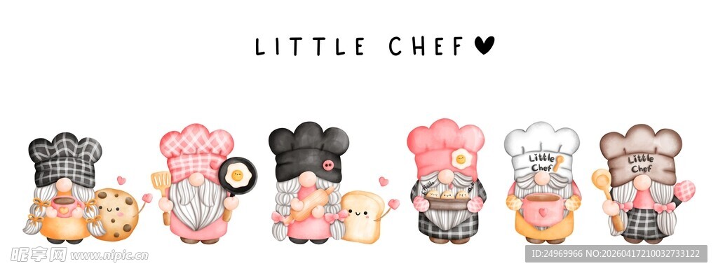 可爱小厨师玩偶系列
