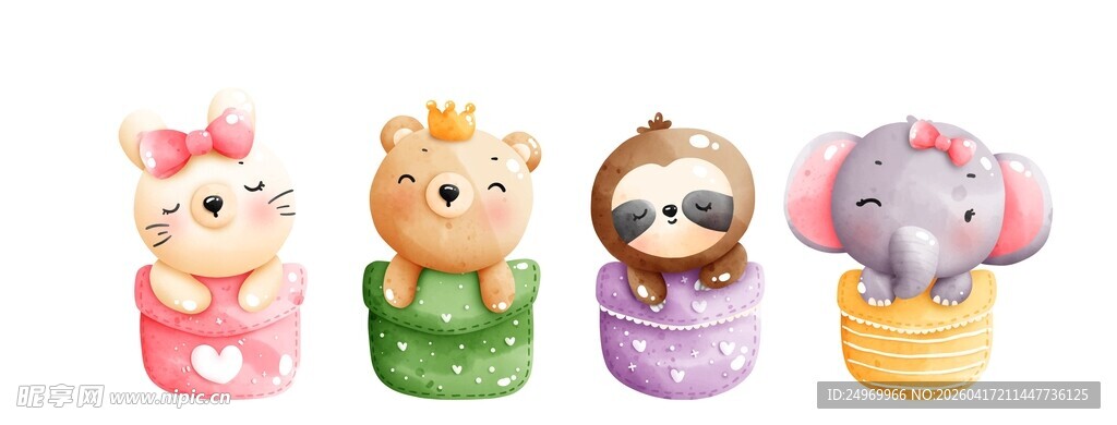 可爱动物造型陶瓷储蓄罐