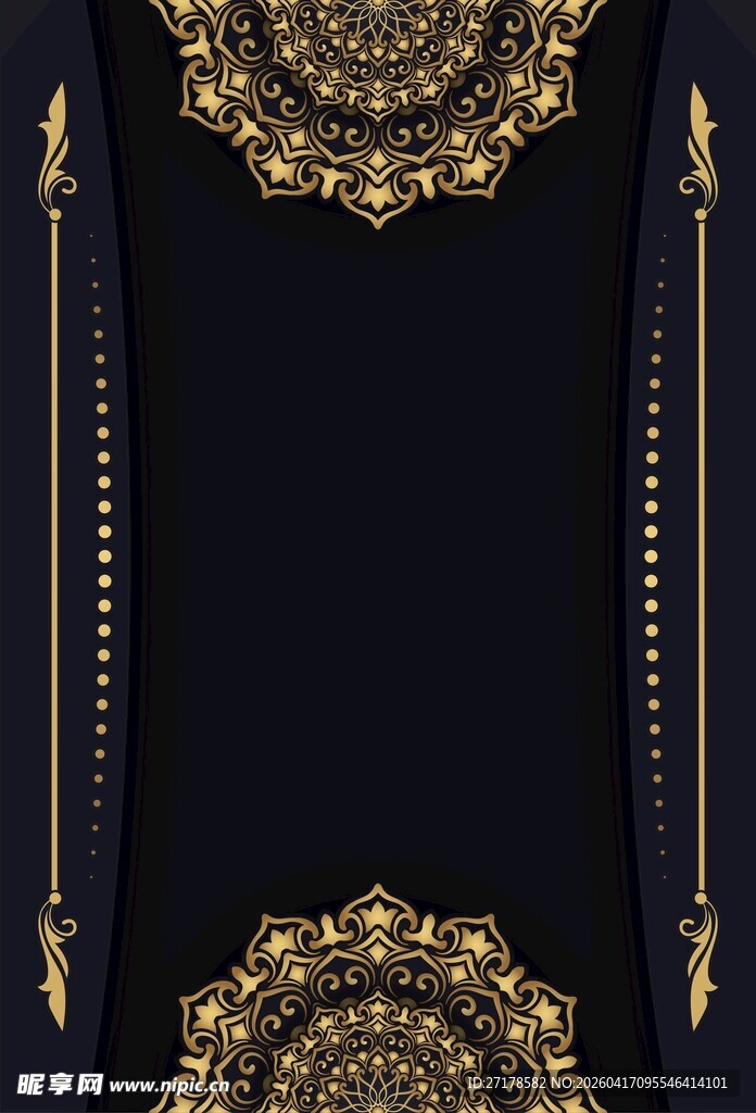 黑金欧式背景
