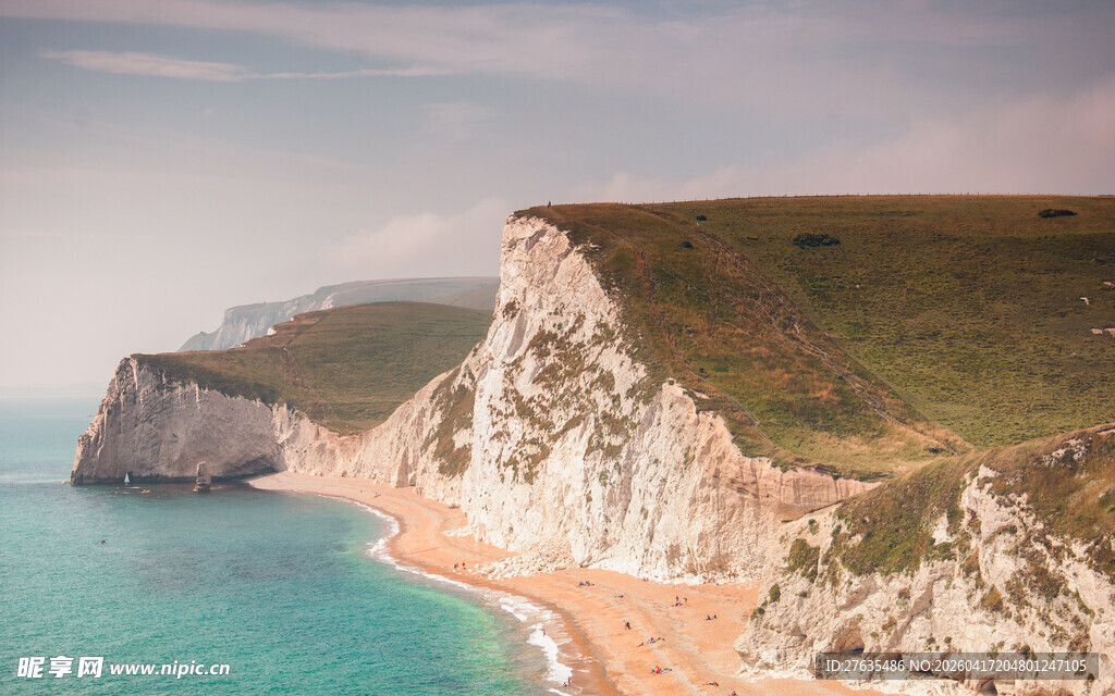 英国多塞特绝美海岸风光