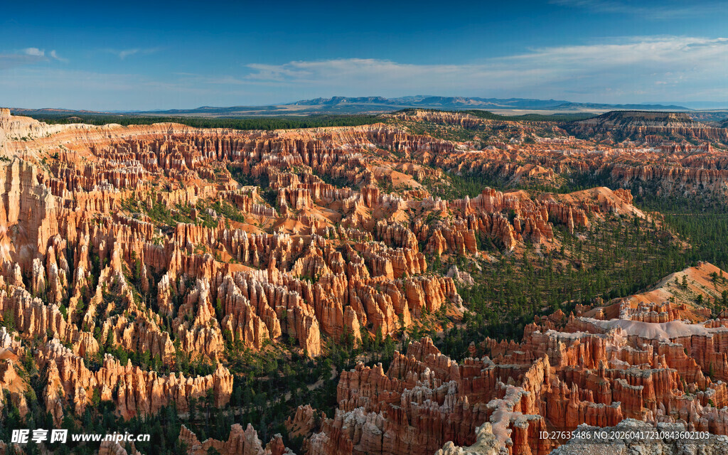 布莱斯峡谷壮丽地貌景观