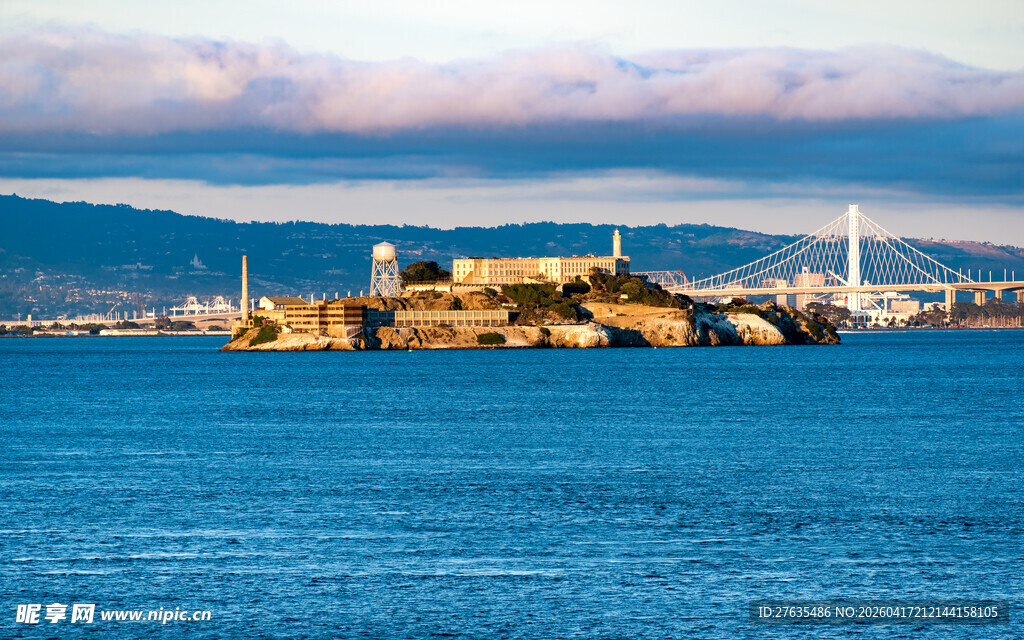 旧金山恶魔岛海景