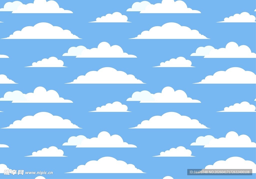 蓝天白云背景