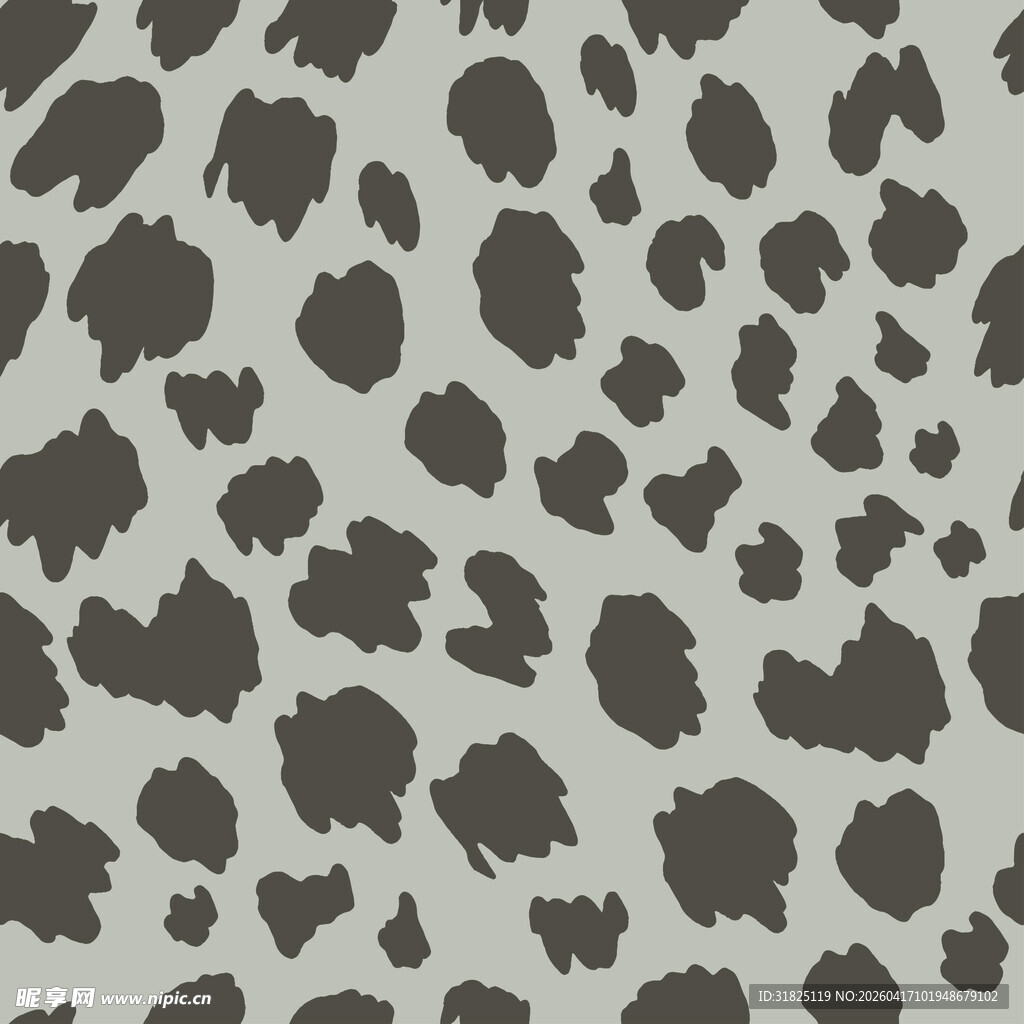 豹纹图案纹理背景