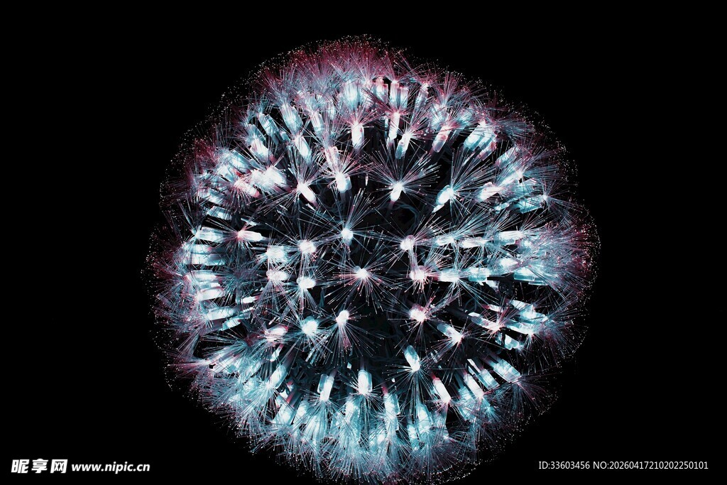 绚丽绽放的梦幻烟花