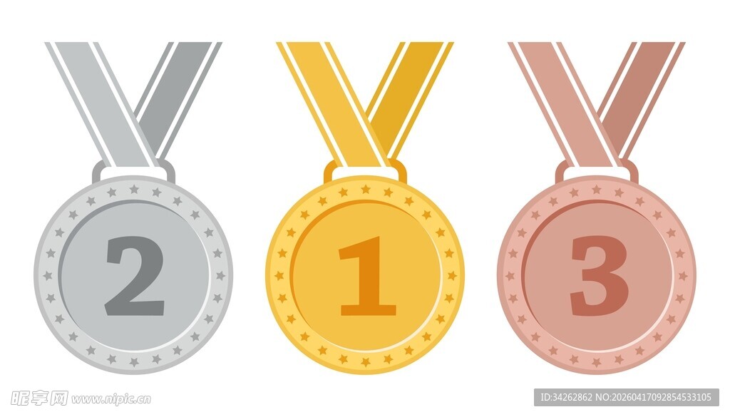 奖牌矢量素材