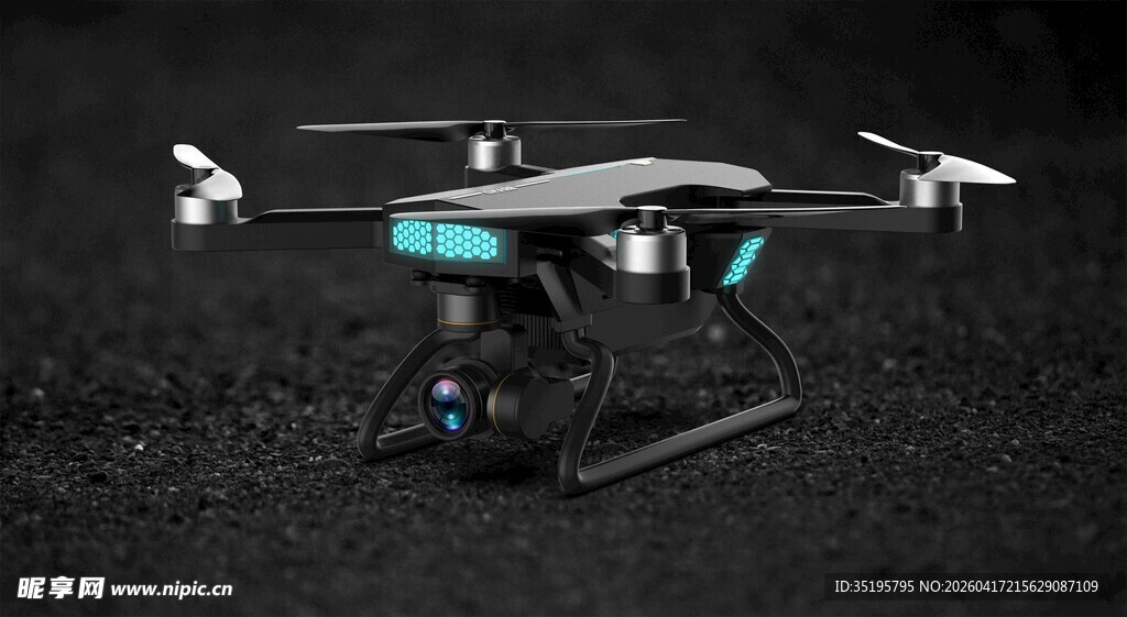 专业航拍无人机设备展示