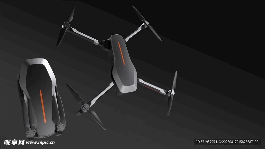 现代精致无人机及配套设备