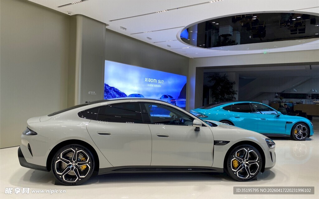 时尚豪华轿车展示