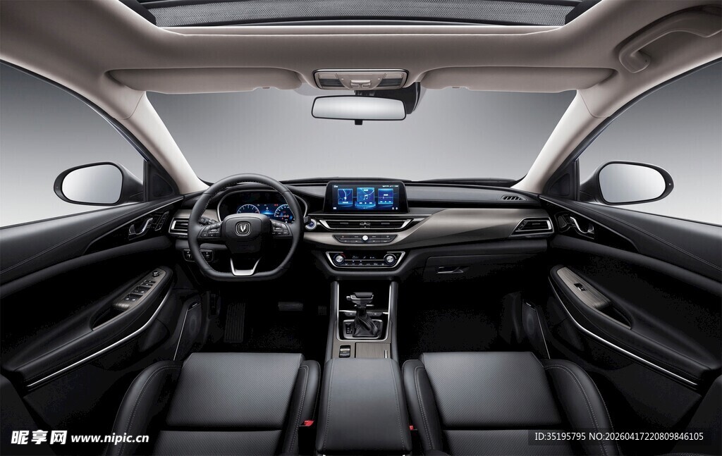 现代汽车内部精致内饰展示