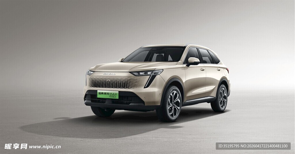 时尚电动SUV汽车展示