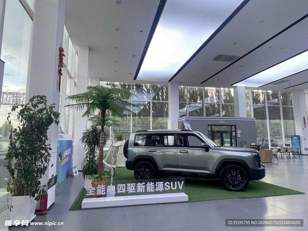 展厅中的时尚皮卡展示