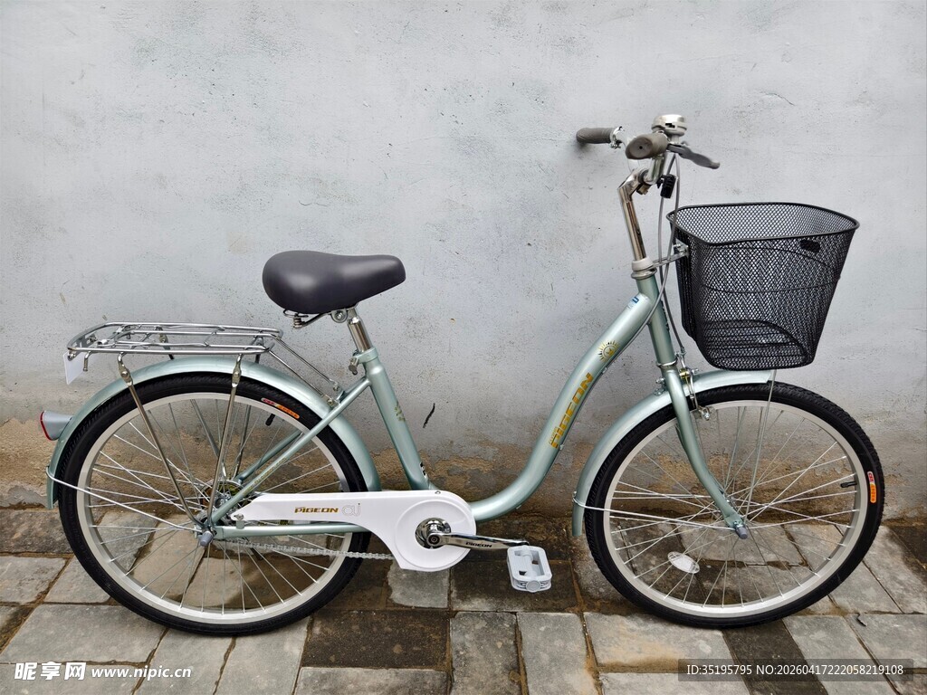 复古风女士自行车