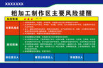 粗加工制作区风险提示