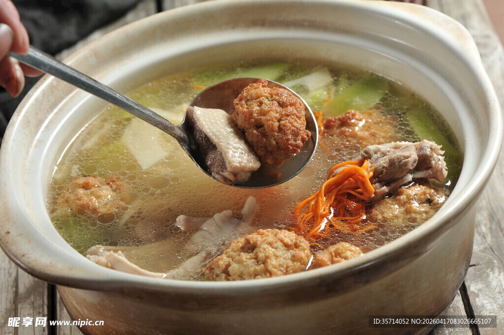 美味肉丸汤 营养又暖心