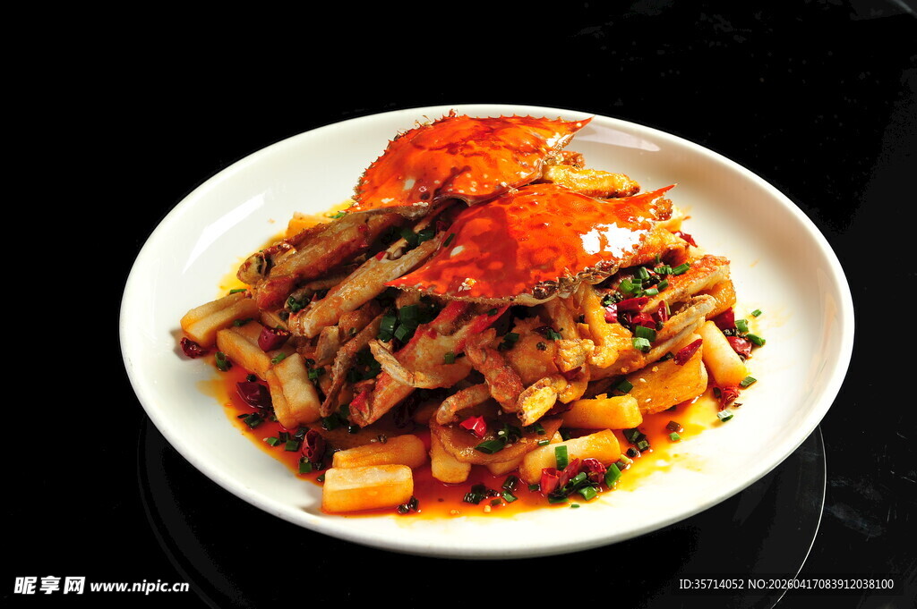 美味螃蟹炒年糕