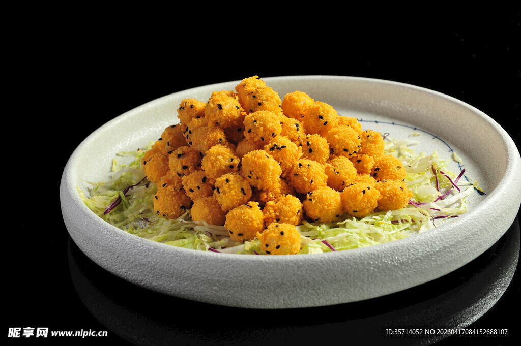 香酥黄金小丸子