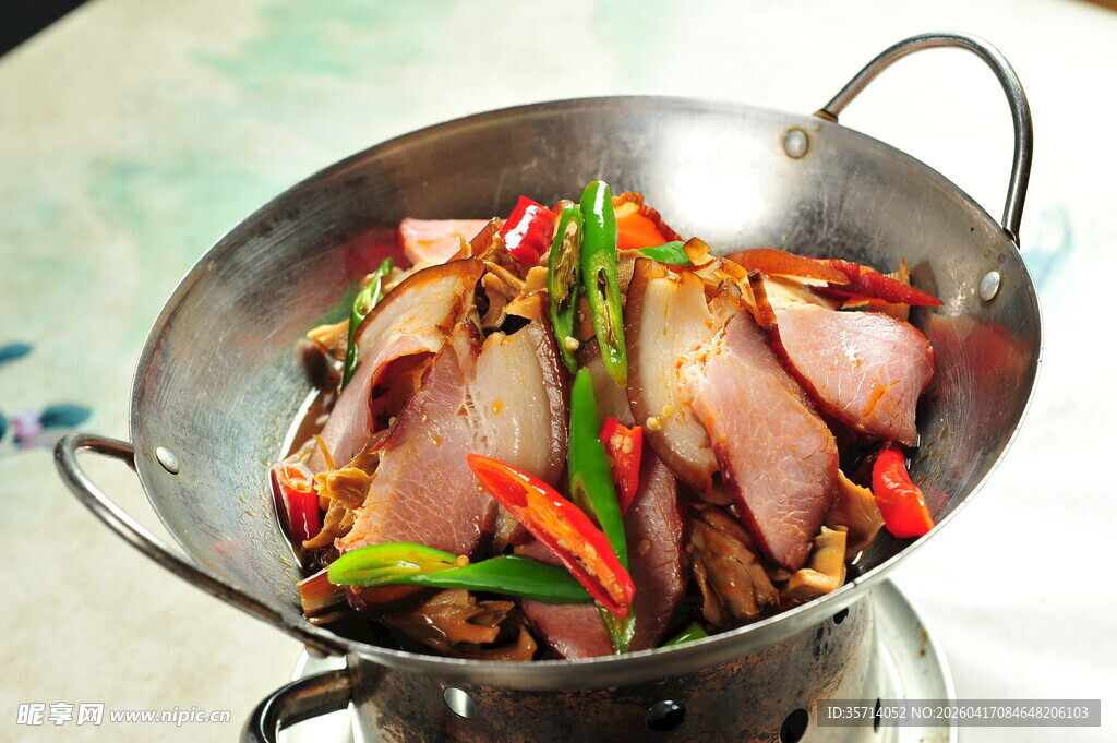干锅腊肉