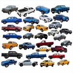 多样款式皮卡车汽车PNG素材