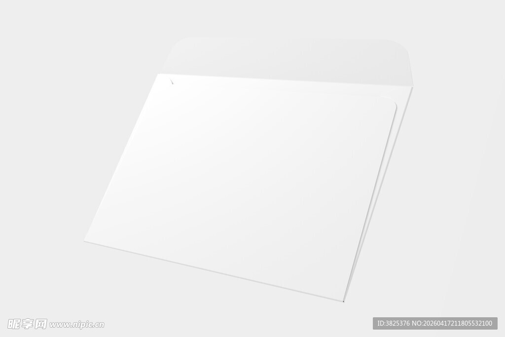 6比9空白信封设计展示样机