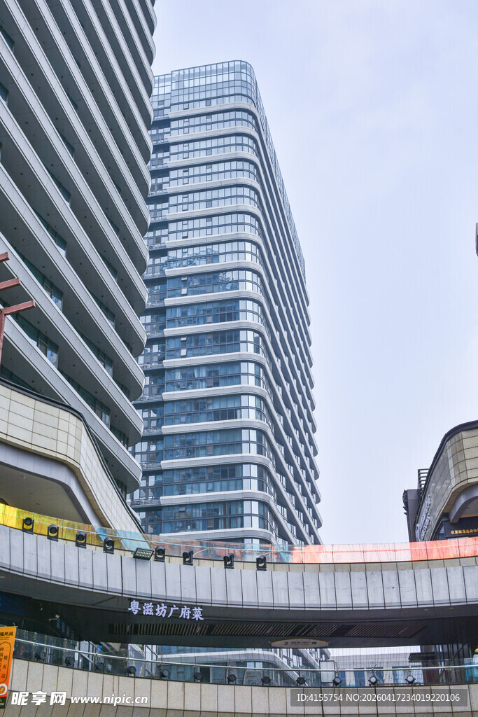 现代都市高层建筑景观