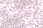 粉色花卉图案背景纹理
